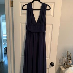 Lulus plunge maxi formal dress, size L